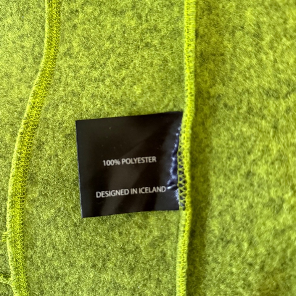 Icewear Fleece Jacket Women Large Green Full Zip Sweater Outdoor Hiking Iceland - Picture 15 of 16